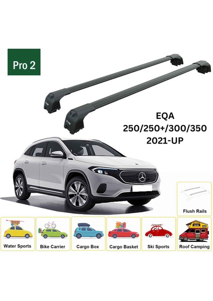 Mercedes Benz Eqa Suv 2021-2025 Portbagaj Taşıyıcı Ara Atkisi - Ara Çubuk Paw Pro 2 Siyah fiyatları