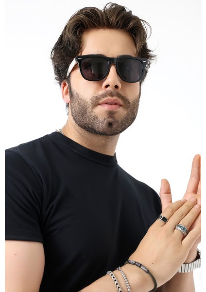 Unisex Wayfare Aksesuarlı Polarize Güneş Gözlüğü 23045-3 C0220 P fırsatları