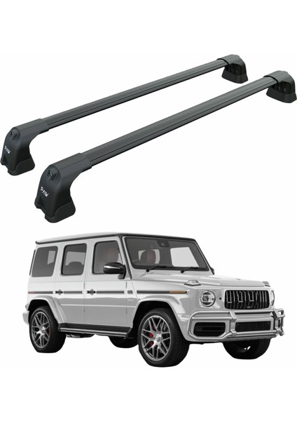Mercedes G 2018-2025 W464 Portbagaj Taşıyıcı Ara Atkı Aparatı Paw Pro 3 Siyah