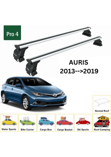 Toyota Avensis 2015-2019 Oluksuz Üst Tavan Portbagaj Taşıyıcı Ara Atkısı Toros Serisi Pro 4 Gri fiyatları