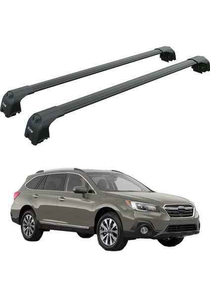 Subaru Outback Bs 2014-2020 Portbagaj Taşıyıcı Ara Atkisi - Ara Çubuk Paw Pro 2 Siyah