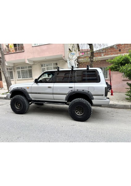 Toyota Land Cruiser Vx 80 Yagmur Oluklu Üst Tavan Taşıyıcı Ara Atkısı Paw Gri fırsatları