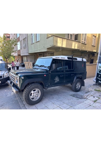 Land Rover Defender 110 1993-2020 Yagmur Oluklu Üst Tavan Taşıyıcı Ara Atkısı Paw Gri modelleri