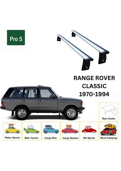 Land Rover Range Rover Classic 1970-1994 Yagmur Oluklu Üst Tavan Taşıyıcı Ara Atkısı Paw Gri fiyatları