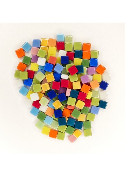 Sanatsal 12X12MM Cam Mozaik Taş - 200GR