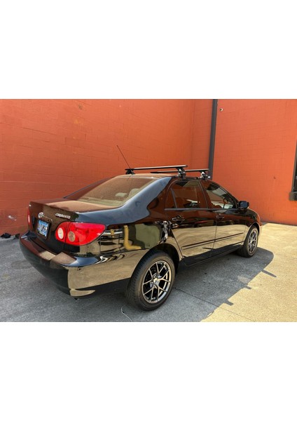 Toyota Corolla 2007-2013 Oluksuz Üst Tavan Portbagaj Taşıyıcı Ara Atkısı Toros Serisi Pro 4 Siyah modelleri