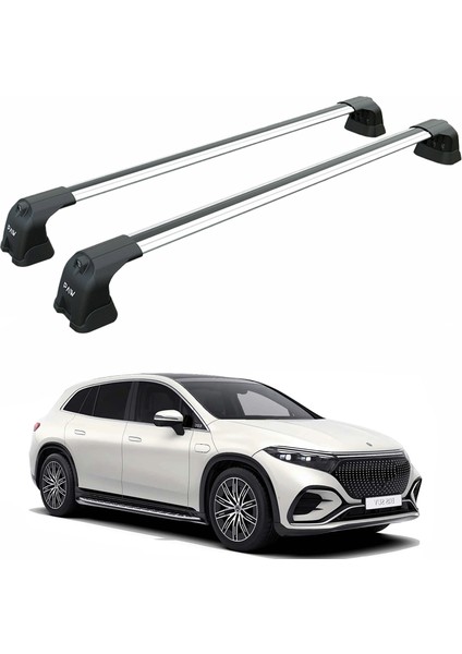Mercedes Benz Eqs Suv 2022-2025 Portbagaj Taşıyıcı Ara Atkı Aparatı Paw Pro 3 Gri