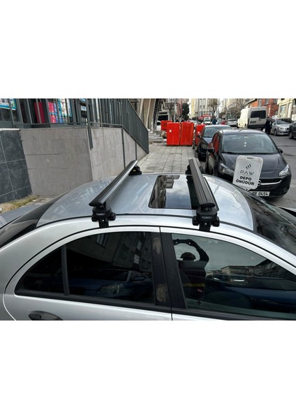 Mercedes C Sedan Series W203 Oluksuz Üst Tavan Portbagaj Taşıyıcı Ara Atkısı Toros Serisi Pro 4 Gri fırsatları