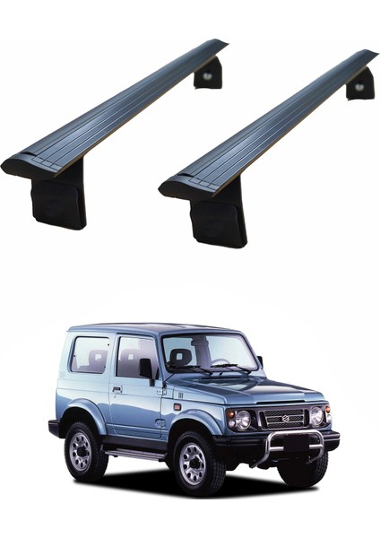 Suzuki Jimny JA22W 1995–1998 Yagmur Oluklu Üst Tavan Taşıyıcı Ara Atkısı Paw Siyah