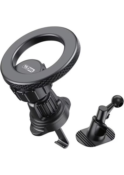 Magsafe ile Uyumlu Manyetik Telefon Tutucu Araç Içi 360° Döner Başlıklı Torpido ve Hava Menfezi Montajlı Petek Tasarımlı Sabitleyici TD-H7548
