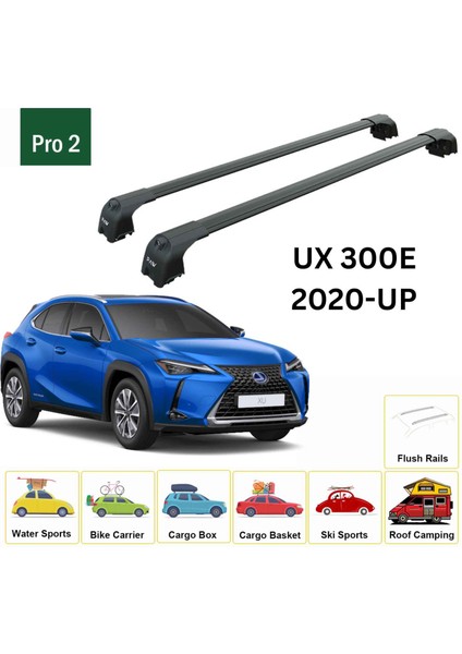 Lexus Ux 350E 2020-2025 Portbagaj Taşıyıcı Ara Atkisi - Ara Çubuk Paw Pro 2 Pro 2 Siyah fiyatları