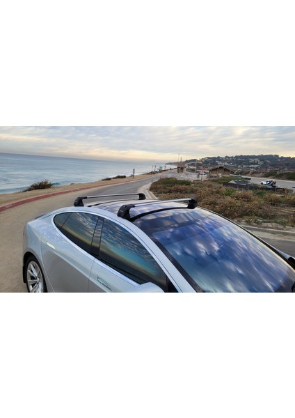 Tesla Model S (2016-2021) Portbagaj Taşıyıcı Ara Atkı Aparatı Paw Pro 3 Siyah indirimleri