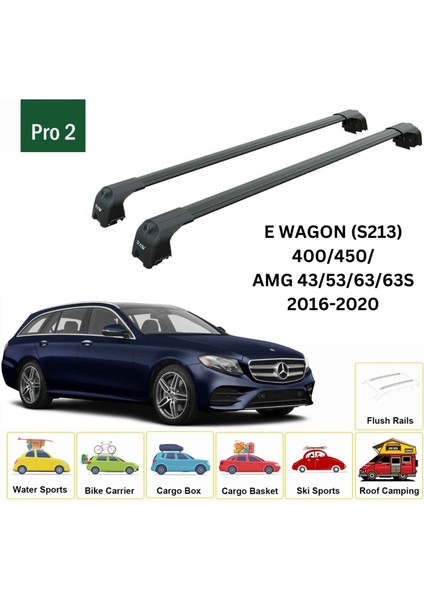 Mercedes E Wagon S213 2016-2020 Portbagaj Taşıyıcı Ara Atkisi - Ara Çubuk Paw Pro 2 Siyah fiyatları
