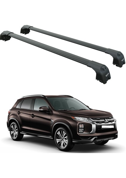 Mitsubishi Outlander Sport 2022-2025 Portbagaj Taşıyıcı Ara Atkisi - Ara Çubuk Paw Pro 2 Siyah