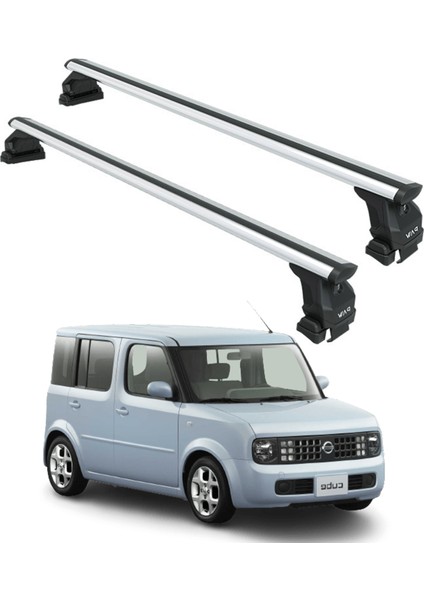 Nissan Cube Z11 2002–2008 Oluksuz Üst Tavan Portbagaj Taşıyıcı Ara Atkısı Toros Serisi Pro 4 Gri