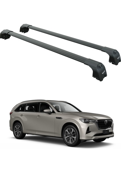 Mazda Cx-80 2025-2026 Portbagaj Taşıyıcı Ara Atkisi - Ara Çubuk Paw Pro 2 Siyah