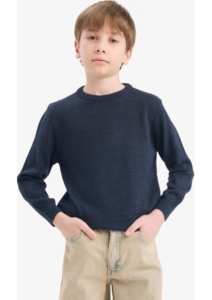 Erkek Çocuk Bisiklet Yaka Triko Kazak A4992A825WN modelleri