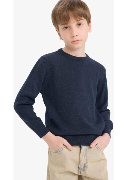 Erkek Çocuk Bisiklet Yaka Triko Kazak A4992A825WN fırsatları