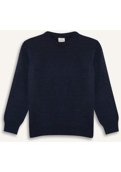 Erkek Çocuk Bisiklet Yaka Triko Kazak A4992A825WN