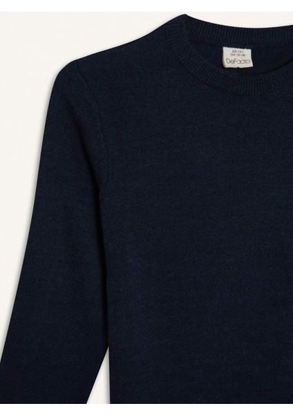 Erkek Çocuk Bisiklet Yaka Triko Kazak A4992A825WN