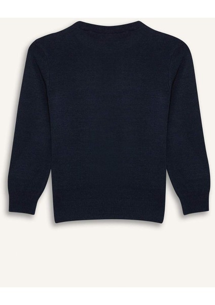 Erkek Çocuk Bisiklet Yaka Triko Kazak A4992A825WN