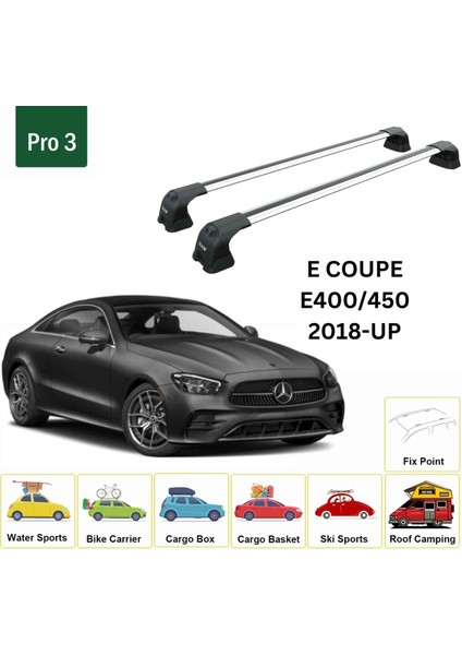 Mercedes Benz E Coupe C238 2018-2023 Portbagaj Taşıyıcı Ara Atkı Aparatı Paw Pro 3 Gri fiyatları
