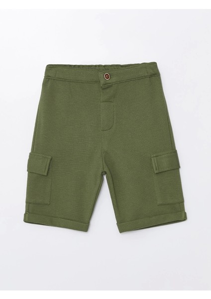 Lcw Kids Bej Resort Yaka Kısa Kollu Baskılı Erkek Bebek Gömlek ve Şort 2'li Takım modelleri