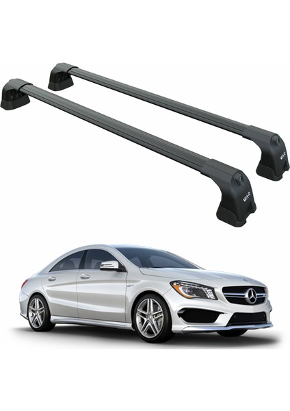 Mercedes Cla C117 2014-2020 Portbagaj Taşıyıcı Ara Atkı Aparatı Paw Pro 3 Siyah