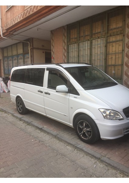 Mercedes Vito W638 Mwb 1996-2003 Araç Üstü Alüminyum Tavan Yan Rayları Plus Serisi - Siyah indirimleri