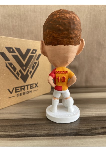 Sneijder Gẩlẩtẩsẩrẩy 3D Futbolcu Taraftar Biblo Figür Erkek Hediyelik Oyuncak Sarı Kırmızı Aslan Erkek Sevgiliye Hediye Doğum Günü Hediyesi Dekorasyon Masa Süsü , Kişiye Özel Hediye modelleri