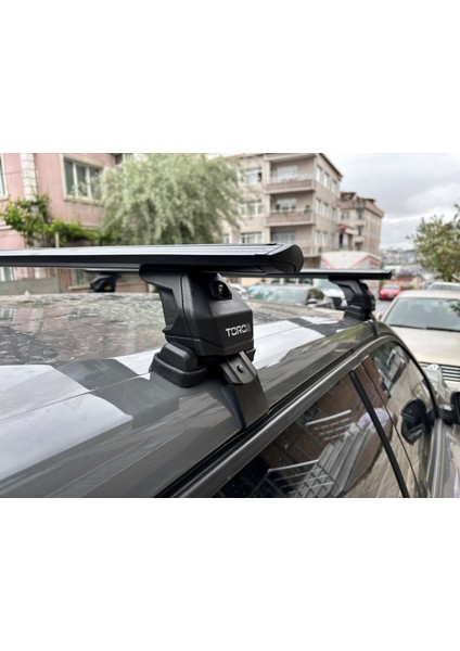 Opel Frontera 2024- Up Oluksuz Üst Tavan Portbagaj Taşıyıcı Ara Atkısı Toros Serisi Pro 4 Siyah indirimleri
