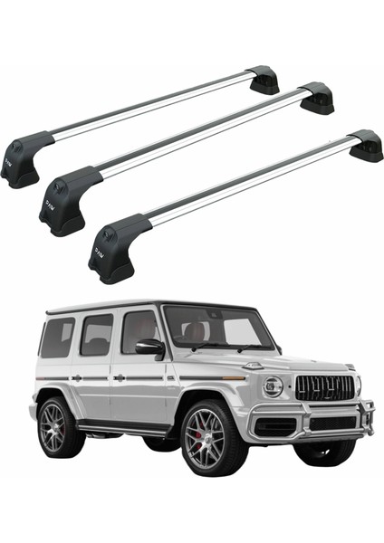 Mercedes G W464 2018-2025 Portbagaj Taşıyıcı Ara Atkı Aparatı Paw Pro 3 Gri