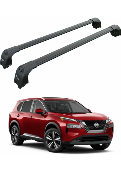 Nissan Rogue T33 2021-2025 Portbagaj Taşıyıcı Ara Atkisi - Ara Çubuk Paw Pro 2 Siyah