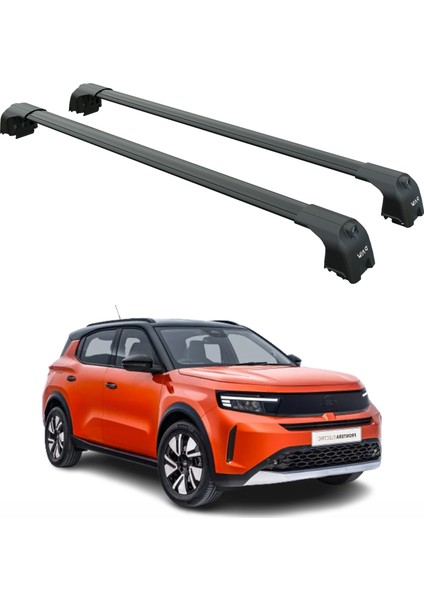 Opel Frontera 2024- Up Portbagaj Taşıyıcı Ara Atkisi - Ara Çubuk Paw Pro 2 Siyah