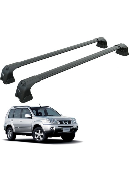 Nissan X-Trail T30 2001-2007 Portbagaj Taşıyıcı Ara Atkisi - Ara Çubuk Paw Pro 2 Siyah