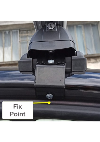 Opel Crossland 2019-2025 Oluksuz Üst Tavan Portbagaj Taşıyıcı Ara Atkısı Toros Serisi Pro 4 Gri modelleri