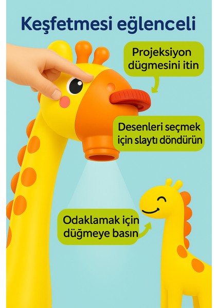 Çocuklar Için Akıllı Boyama Masası | Projeksiyonlu Eğitim ve Eğlence Bir Arada 25cm x 29cm indirimleri