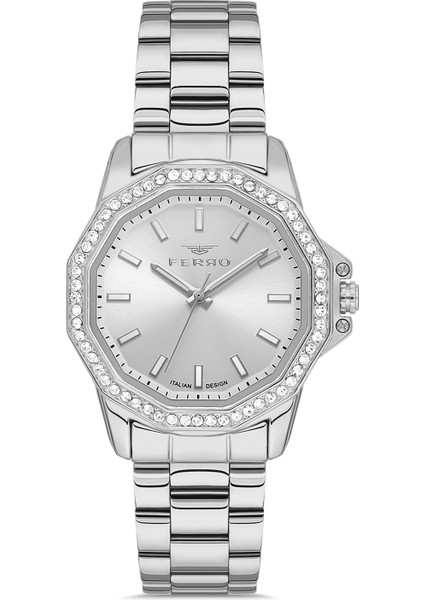 FL21540AWT-A Quartz Çelik Gri 32 mm Kadın Kol Saati modelleri