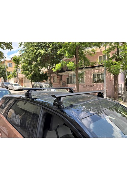 Opel Grandland 2024-2025 Oluksuz Üst Tavan Portbagaj Taşıyıcı Ara Atkısı Toros Serisi Pro 4 Gri modelleri