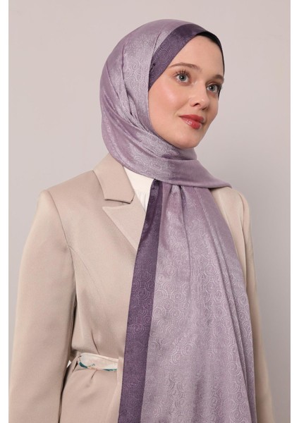 Lila Halka Desen Monogram Şal fiyatları