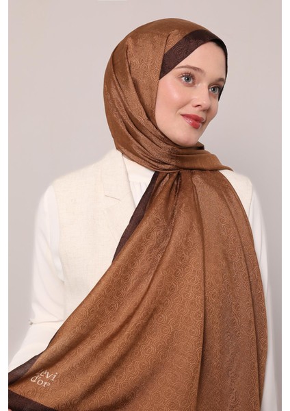 Taba Halka Desen Monogram Şal