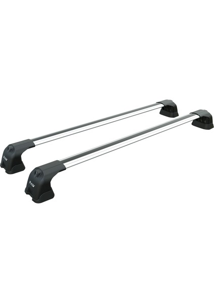 Opel&vauxhall Vivaro (Mk3) Van Swb 2019-2025 2 Pcs Roof Rack + 2 Pcs Cross Bars Aluminum Gri