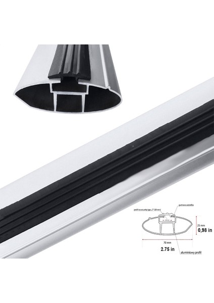 Opel&vauxhall Vivaro (Mk3) Van Swb 2019-2025 2 Pcs Roof Rack + 2 Pcs Cross Bars Aluminum Gri indirimleri