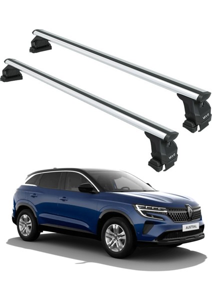 Renault Austral 2022-2025 Oluksuz Üst Tavan Portbagaj Taşıyıcı Ara Atkısı Toros Serisi Pro 4 Gri