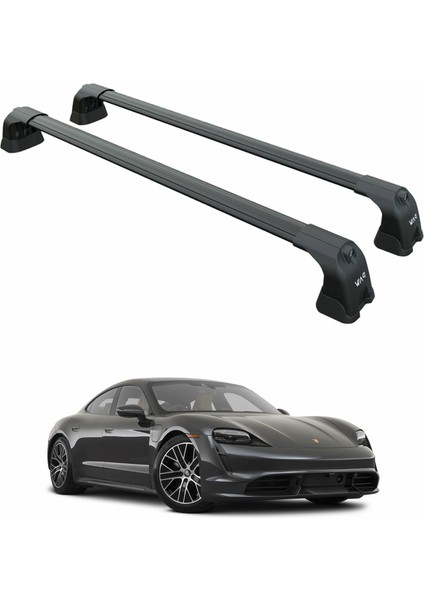 Porsche Taycan 2019-2025 Portbagaj Taşıyıcı Ara Atkı Aparatı Paw Pro 3 Siyah