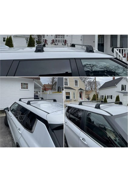 Renault Clio 2005-2012 Roof Rack System, Aluminium Cross Bar, Metal Bracket, Fix Point, Gri fırsatları