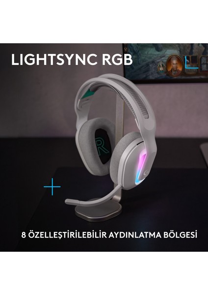 G G522 Lıghtspeed Wireless Gaming Pc Headset - Beyaz fiyatları