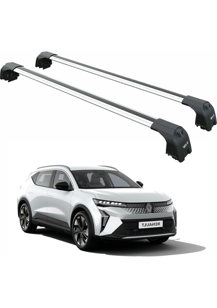 Renault Scenic 2023-2025 Portbagaj Taşıyıcı Ara Atkisi - Ara Çubuk Paw Pro 2 Gri