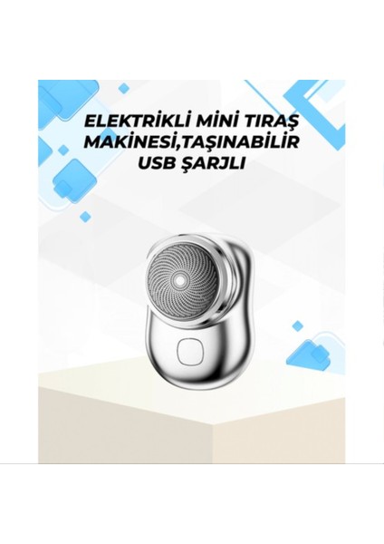 Islak- Kuru Kullanımlı Suya Dayanıklı Mini Tıraş Cihazı