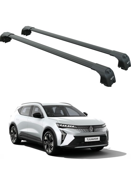 Renault Scenic 2023-2025 Portbagaj Taşıyıcı Ara Atkisi - Ara Çubuk Paw Pro 2 Siyah